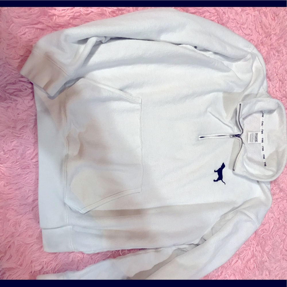 💜 VS Pink haft zip hoodie